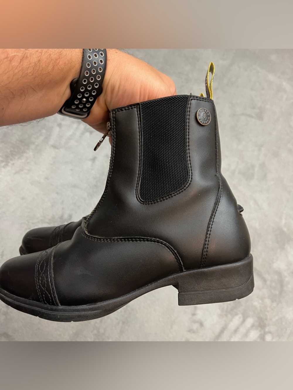 Shires Equestrian 1928 9963 Moretta CLIO PADDOCK Black Boots Girls Kids Sz US.4 - Picture 3 of 11